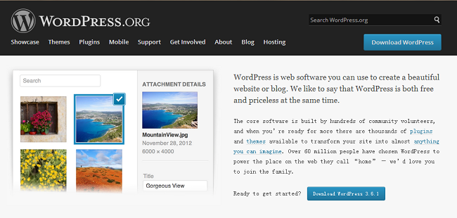 最新的WordPress3.6.1程序