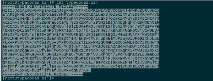 复制typecodes.crt中的内容