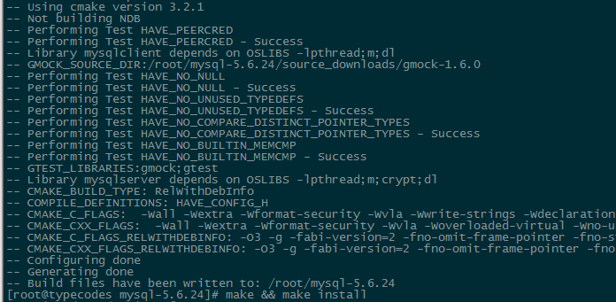 MySQL5.7.7rc编译前的配置
