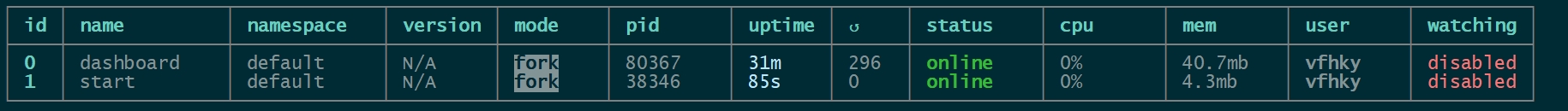 哪吒探针pm2监控